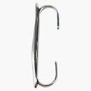 Alexander Mcqueen Molten Metal Top Bar Ear Cuff Silver