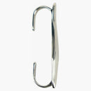 Alexander Mcqueen Molten Metal Top Bar Ear Cuff Silver