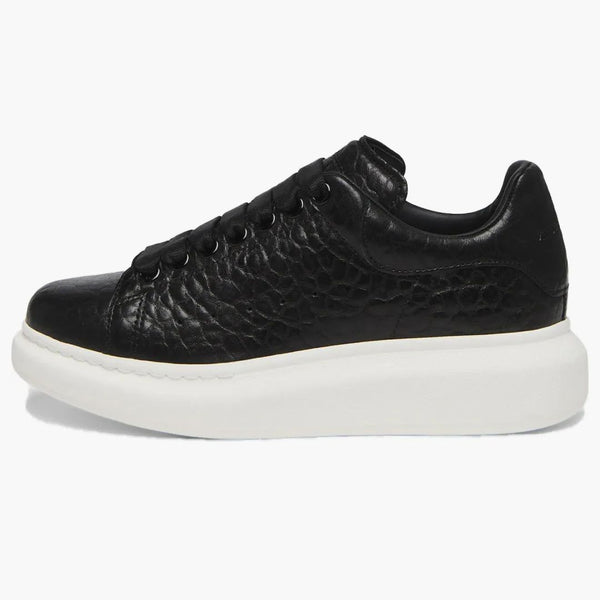 Alexander Mcqueen Oversized Black Full-grain Leather (women's)
