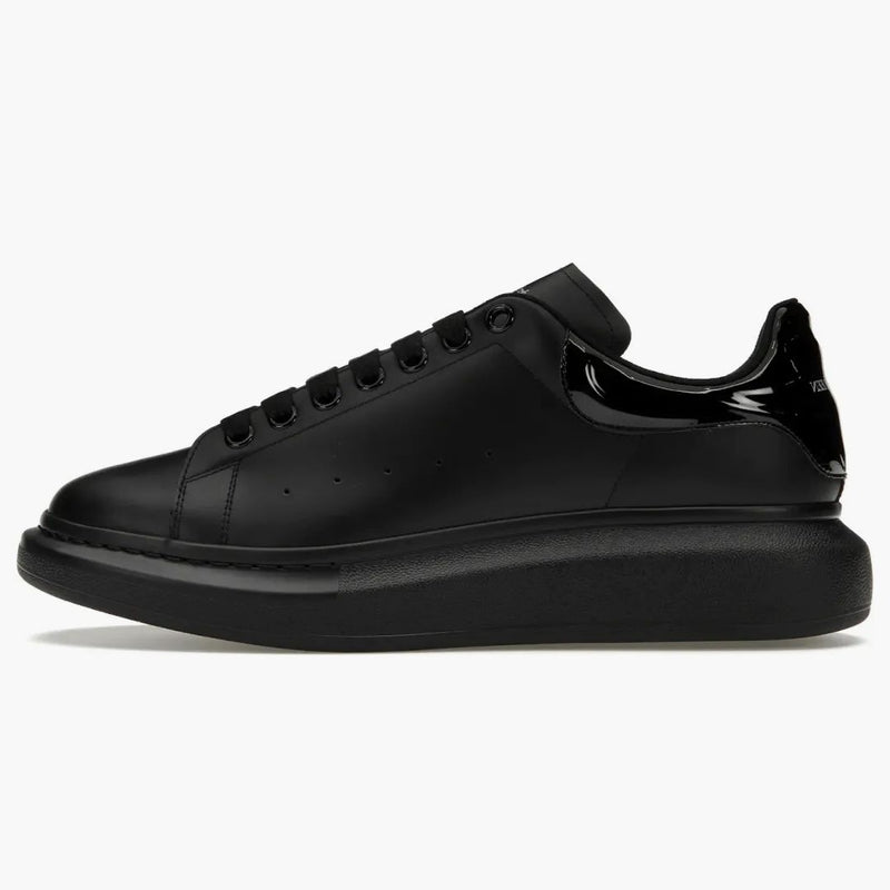 Alexander Mcqueen Oversized Black Gloss Heel