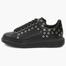 Alexander Mcqueen Oversized Black Silver Eyelets