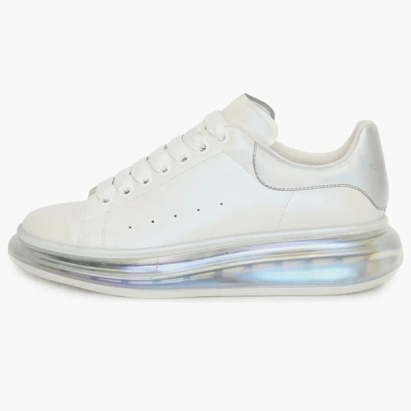 Alexander Mcqueen Oversized Clear Sole White Pearl