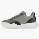 Alexander Mcqueen Oversized Court Trainer Grey Silver Navy White