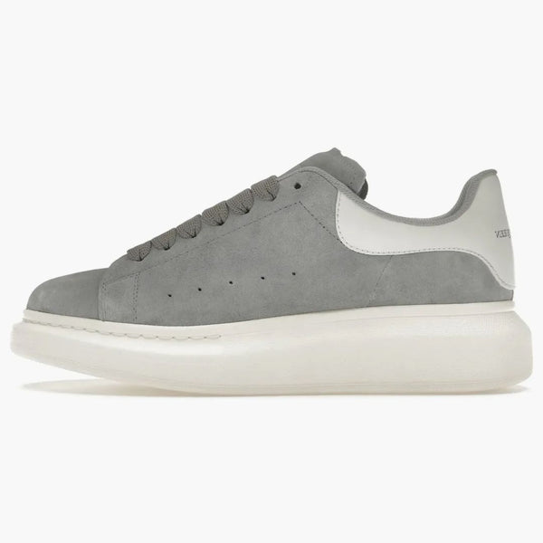 Alexander Mcqueen Oversized Dove Grey Suede (women's)