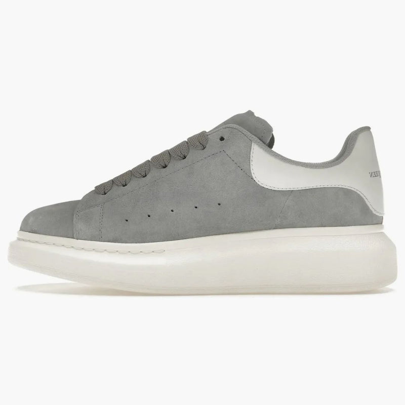 Alexander Mcqueen Oversized Dove Grey Suede (women's)