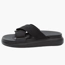 Alexander Mcqueen Oversized Hybrid Slide Black