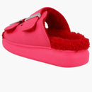 Alexander Mcqueen Oversized Hybrid Slides Pink Silver (women's)