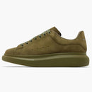 Alexander Mcqueen Oversized Military Green Suede