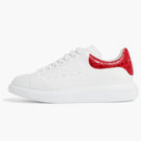 Alexander Mcqueen Oversized Red Croc Effect