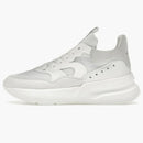 Alexander Mcqueen Oversized Runner White Silver