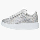 Alexander Mcqueen Oversized Silver Holographics Glitter (women's)