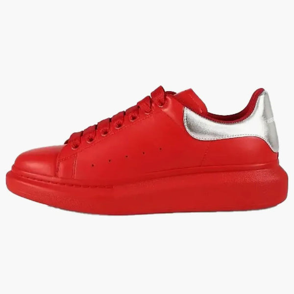 Alexander Mcqueen Oversized Welsh Red Silver