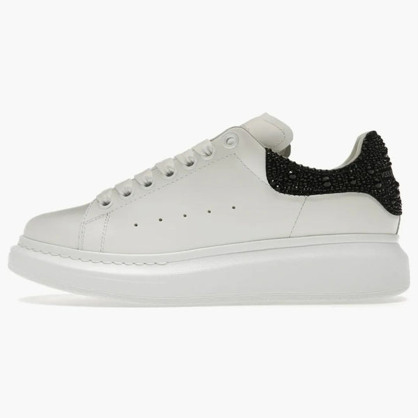 Alexander Mcqueen Oversized White Black Crystals (women's)