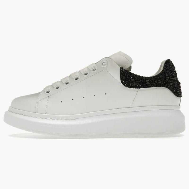 Alexander Mcqueen Oversized White Black Crystals (women's)