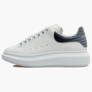 Alexander Mcqueen Oversized White Black Silver Croc