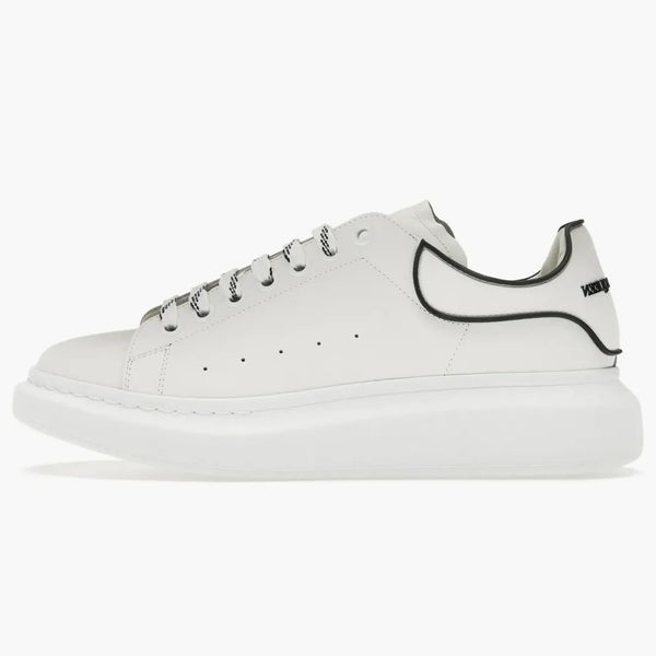 Alexander Mcqueen Oversized White Black Trim