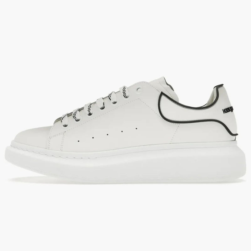 Alexander Mcqueen Oversized White Black Trim