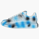 Alexander Mcqueen Oversized White Blue Spray Paint