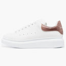 Alexander Mcqueen Oversized White Burnt Pink Croc (women's)