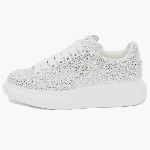 Alexander McQueen Oversized White Crystal