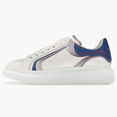 Alexander Mcqueen Oversized White Galactic Blue