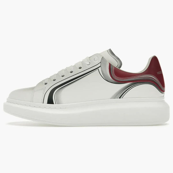 Alexander Mcqueen Oversized White Garnet