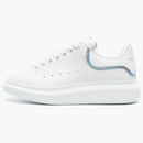 Alexander Mcqueen Oversized White Iridescent Stripe