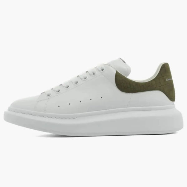 Alexander Mcqueen Oversized White Khaki Croc
