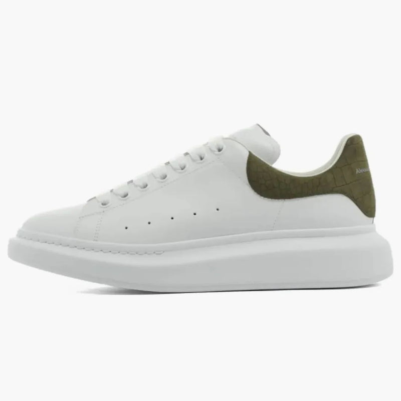 Alexander Mcqueen Oversized White Khaki Croc