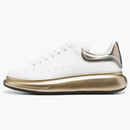 Alexander Mcqueen Oversized White Metalic Gold