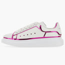 Alexander Mcqueen Oversized White Printer Pink Trim (women's)