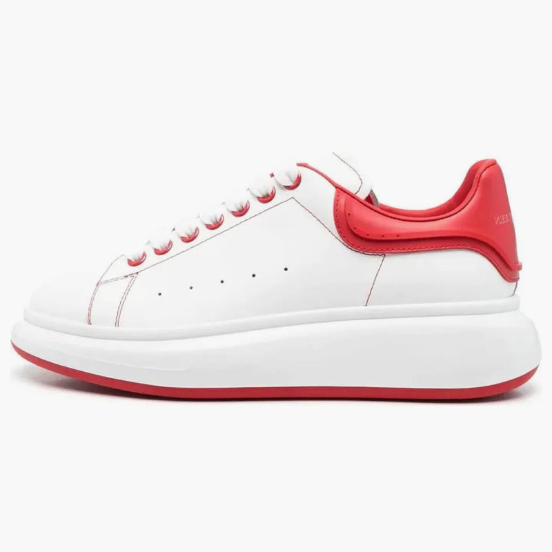 Alexander Mcqueen Oversized White Red Outline