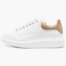 Alexander Mcqueen Oversized White Rose Gold Glitter (women's)