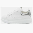 Alexander Mcqueen Oversized White Silver Croco (women's)