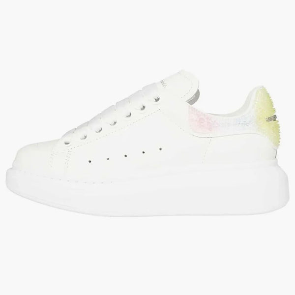 Alexander Mcqueen Oversized White Yellow Multi (women's)