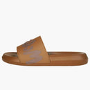 Alexander Mcqueen Pool Slide Graffiti Logo Brown
