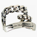 Alexander Mcqueen Punk Ear Cuff Silver