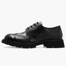 Alexander Mcqueen Punk Worker Derby Lace-up Shoes Black