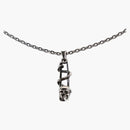 Alexander Mcqueen Safety Pin Necklace Silver
