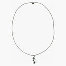 Alexander Mcqueen Safety Pin Necklace Silver