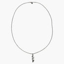 Alexander Mcqueen Safety Pin Necklace Silver