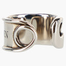 Alexander Mcqueen Safety Pin Ring Silver