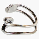 Alexander Mcqueen Safety Pin Ring Silver