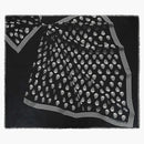 Alexander Mcqueen Skull Print Modal Scarf Black/ivory