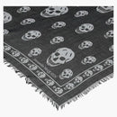Alexander Mcqueen Skull Print Scarf Ash/grey/black