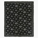Alexander Mcqueen Skull Print Scarf Ash/grey/black