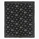Alexander Mcqueen Skull Print Scarf Ash/grey/black