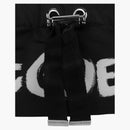 Alexander Mcqueen Small Bundle Graffiti Bag Black