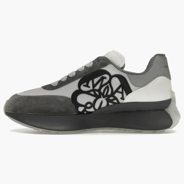 Alexander Mcqueen Sprint Runner Grey White