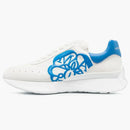 Alexander Mcqueen Sprint Runner White Cerulean Blue